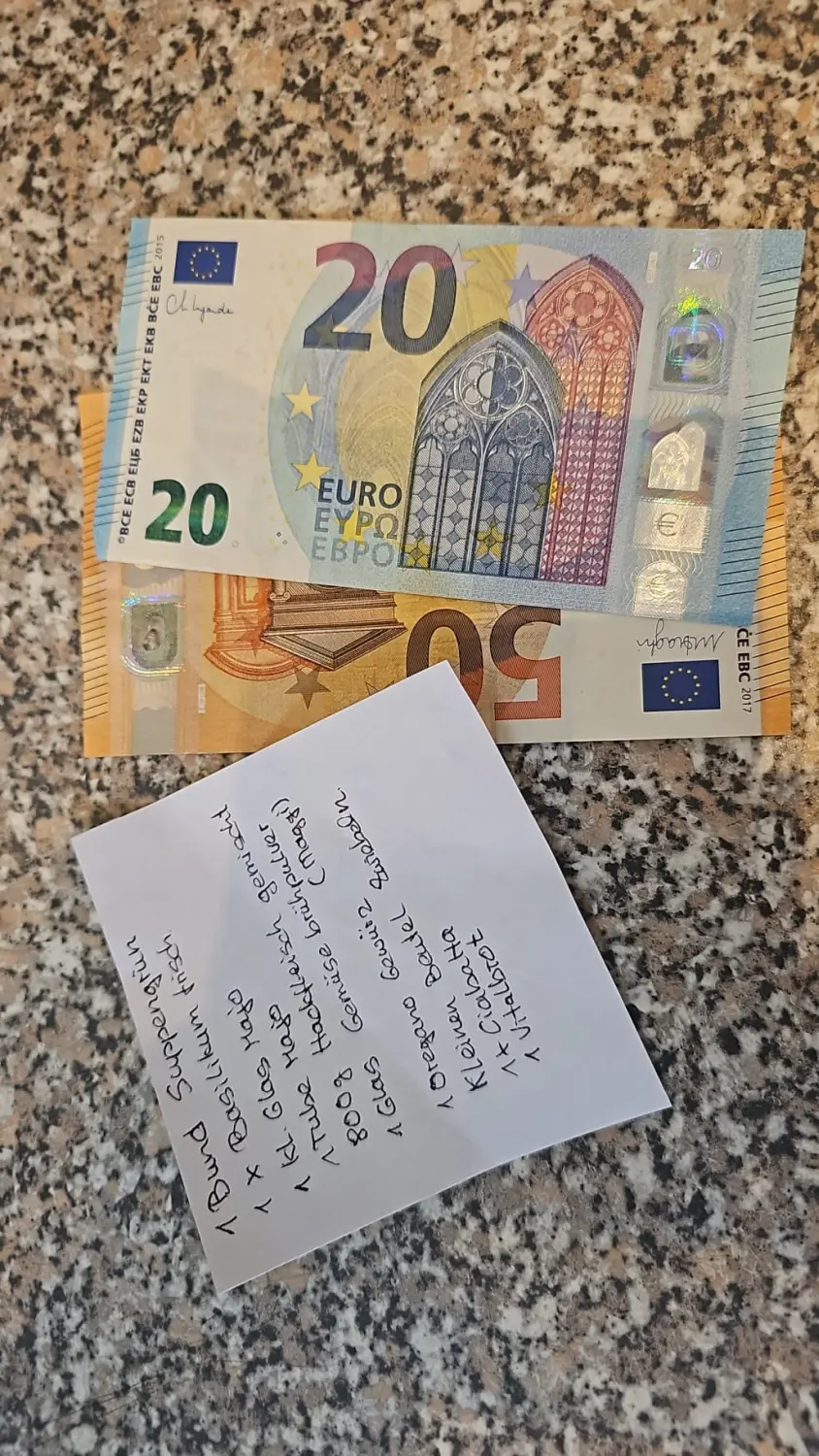 Gemeinsam Wir Betreuungsservice - Geld mit Brief